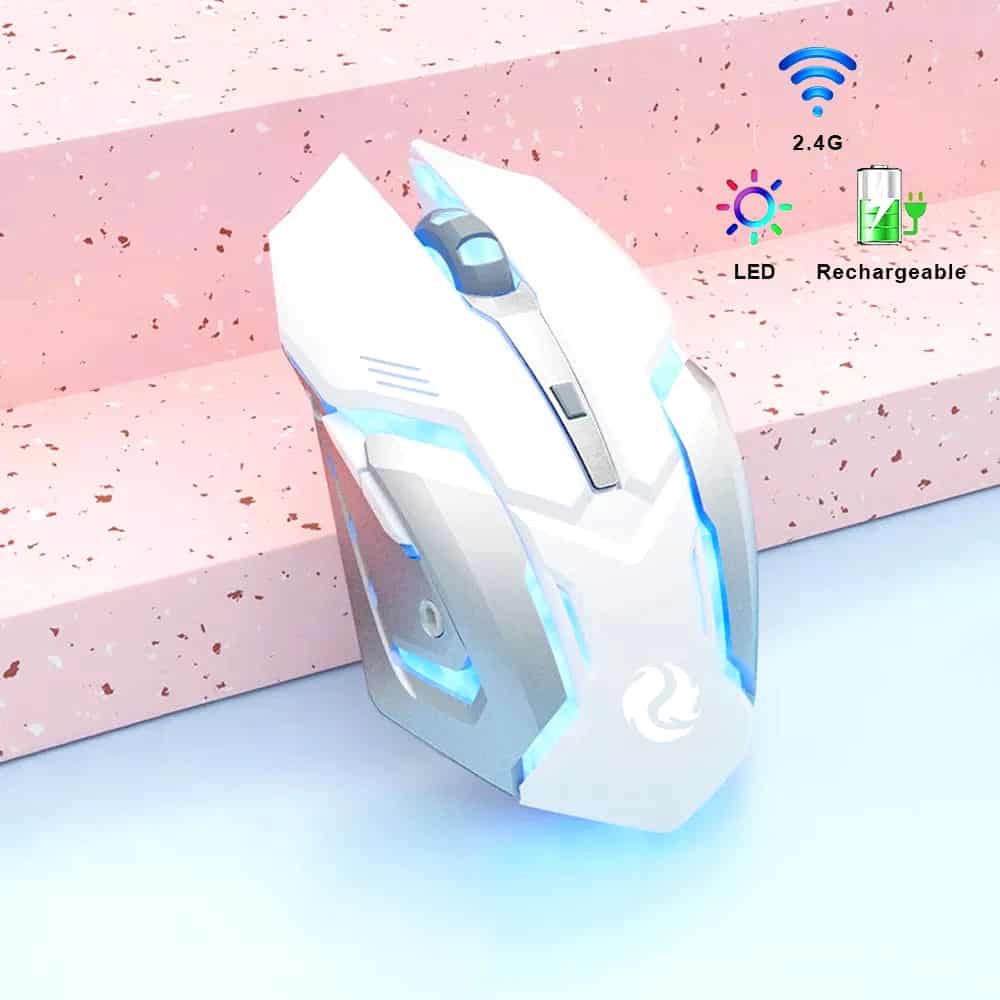 Souris gaming blanche